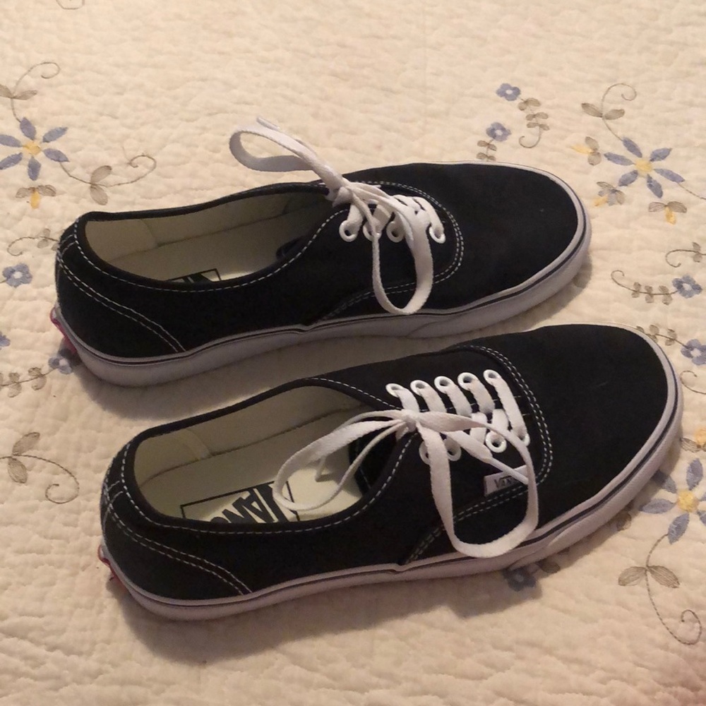 Black vans size 9.5 only worn twice